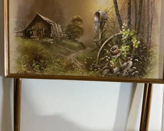 Vintage TV Trays Set Of 4 With Stand