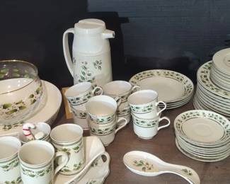 Holly Holiday China Set
