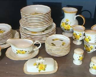 Vintage Mikasa Sunnyside Dining Set