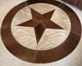 Cow Hide Round Rug