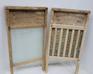 	National Washboard Co. Wooden Washboards