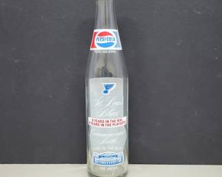 	St. Louis Blues Commemorative Pepsi Bottle