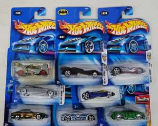 	Hot Wheels Die-Cast Toy Cars in Packaging