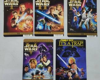 	Blockbuster Star Wars Rental Cards Set