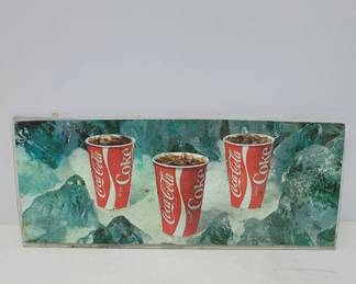 	Coca-Cola Cups Acrylic Sign