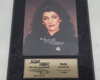 	Star Trek Troi Limited Edition Plaque