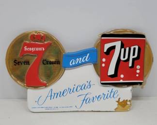 	Seagram’s 7 and 7Up Plastic Sign