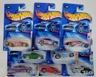 	Hot Wheels Die-Cast Car Lot in Original Packaging