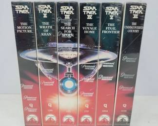 	Star Trek VHS Movie Collection Factory-Sealed 