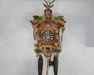 	Cuckoo Clock with Deer Motif