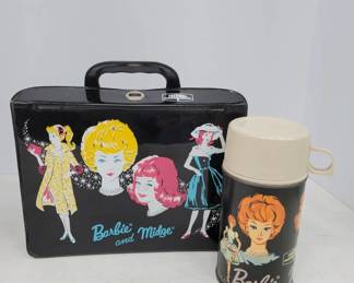 	Barbie and Midge Thermos Set by King-Seeley