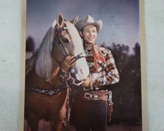Roy Rogers & Trigger Signed Photo