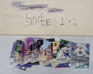 	Hockey 93-94 Leaf Series 1 and 2 Trading Cards Set