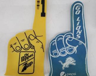 	Foam Finger Sports Memorabilia