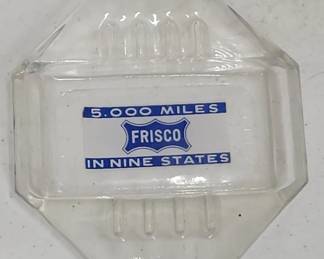 	Frisco Advertising Glass Ashtray