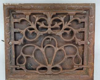 	Cast Iron Vent Cover Register Ornate