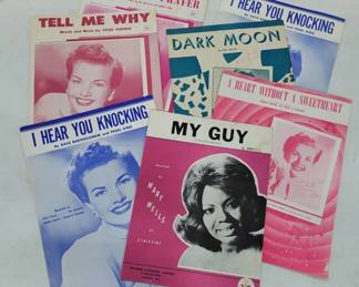 	Sheet Music from 1950s-1960s