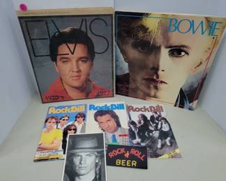 	Rock Music Memorabilia Vinyl and Magazines