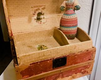 Vintage Doll Trunk. Great for storing so many things!
