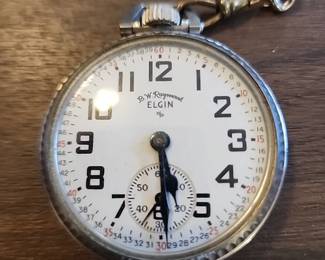 Elgin BW Raymond Railroad pocket watch