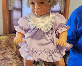 Mission Puppe Doll, signed and numbered