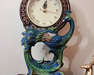 Peacock Clock