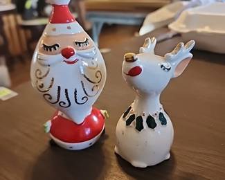 Napco Attomic santa and reindeer