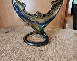 Hand blown vase