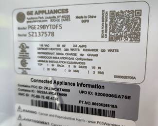 GE Profile, climate control Refrigerator 