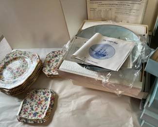 Royal Winton Grimwades Chintz And Ships Of The Seas