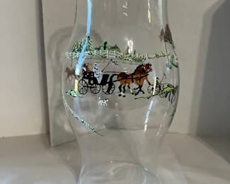 Donna Raines Hand Painted Candle Chimney