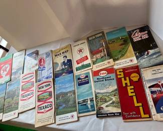Vintage Road Maps