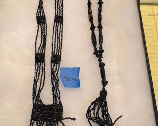 MS504Vintage beaded necklaces