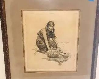 MS039AT THE SPRING Sindelar print