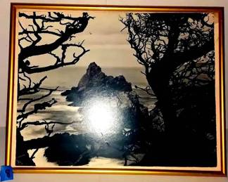 MS008Unsigned coastal art print