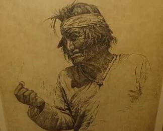 MS041NAVAJO TRADER DE WOLF print