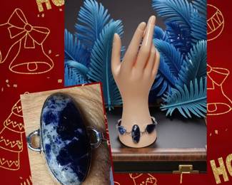 Sodalite Toggle Bracelet