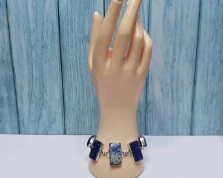 Lapis Lazuli Toggle Bracelet