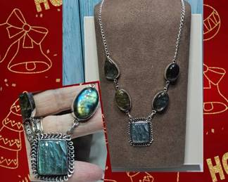 Fiery Labradorite Necklace