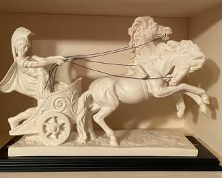 Roman soldier sculptor A. Santini Italy 