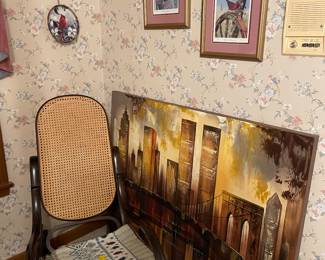 Beautiful bent wood rocker