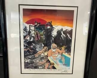 DG058Custom FrameSigned  Numbered 