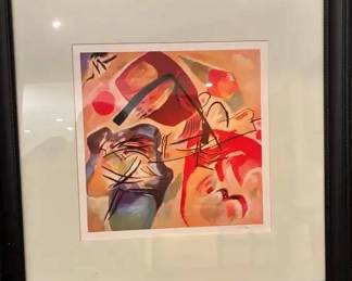 DG067Custom Framed Artwork By Vassily Kandinsky