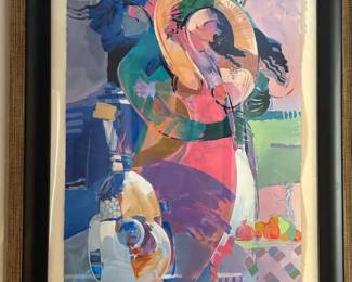 DG006VSimple Event  Serigraph By Hessam 