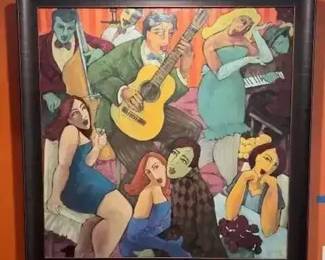 DG161VArtist Rebecca Molayem Limited edition MUSICAL PARTY