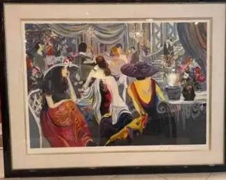 DG180VBallroom Dancing art print signed by Artist Maimon