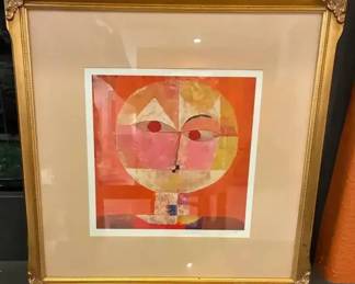 DG203Custom Framed Artwork By Artist Paul Klee