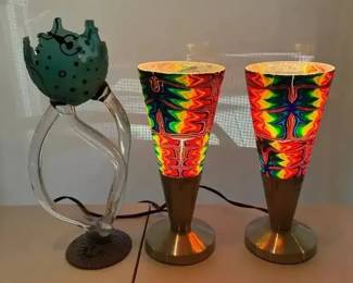 DG139Colorful Lamps And Unique Candle Holder