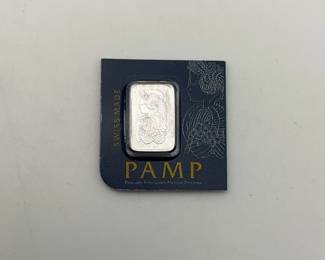 Pamp Veriscan 1 gram 0.9995 fine Platinum. Includes Assay Certificate and serial number.