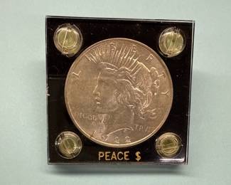1922 Uncirculated Peace Dollar.